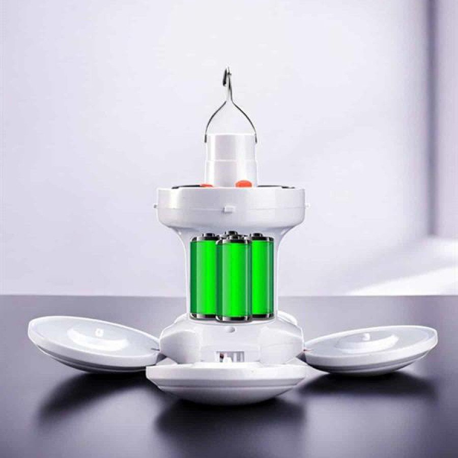 Solar Powered Solar Lighting Camping Tent Lamp Rechargeable Bulb LED Rechargeable Flashlight Searchlight