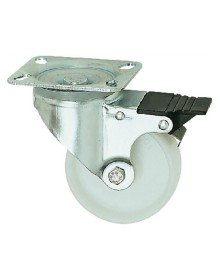 Polyamide Swivel Wheel with Brake 80 mm