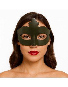 Khaki Green Color Masquerade Costume Party Venetian Ball Mask