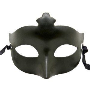 Khaki Green Color Masquerade Costume Party Venetian Ball Mask