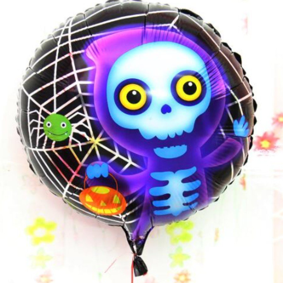 Halloween Skeleton Ghost Foil Balloon 18 inch Halloween Skeleton Ghost Foil Balloon 18 inch