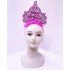 Happy Birthday Neon Pink Color Birthday Crown 24x15 cm