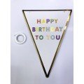 Happy Birthday To You Pennant Flag Ornament