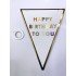 Happy Birthday To You Pennant Flag Ornament