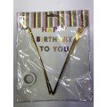 Happy Birthday To You Pennant Flag Ornament