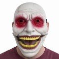 Horror Mask with Movable Jaw Mechanism Red