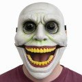 Horror Mask with Movable Jaw Mechanism Green