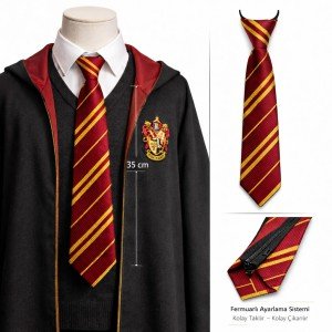 Harry Potter Gryffindor Zippered Adjustable Tie