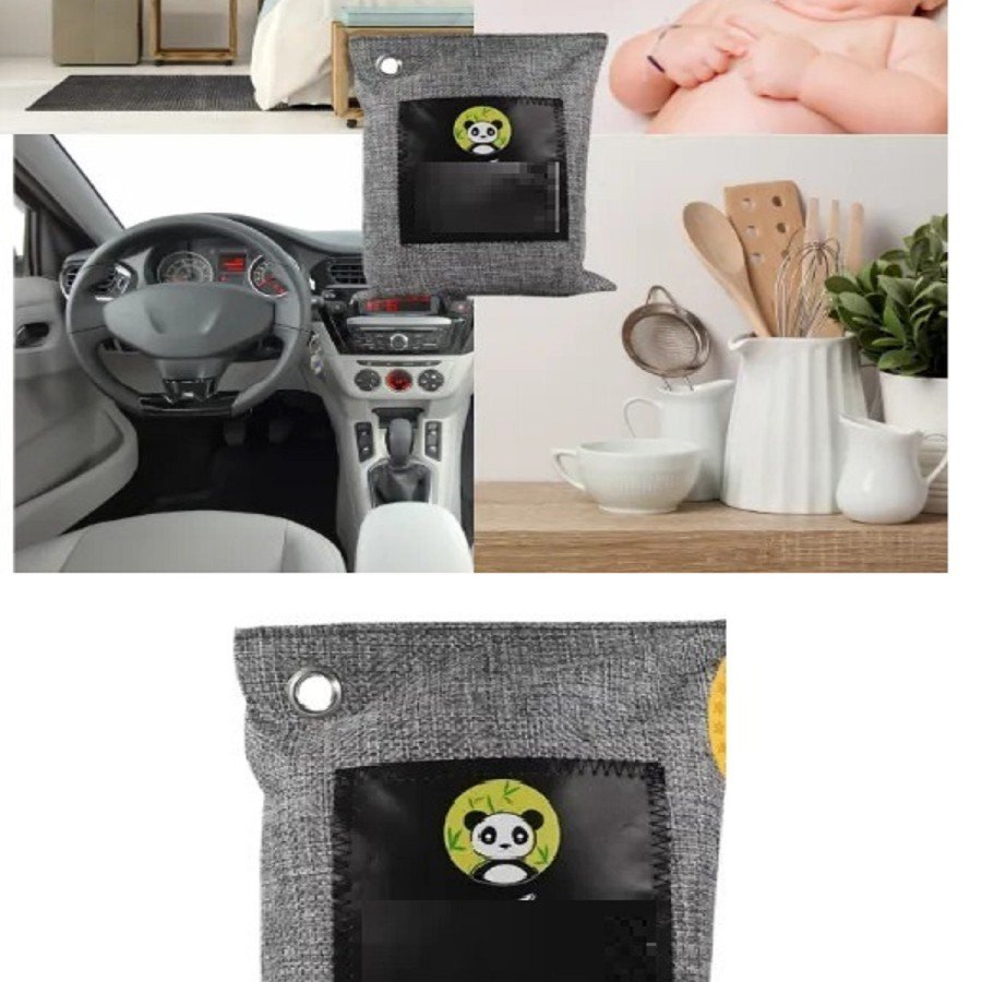 Air Purifier Bag 100g Car-Cabinet-Bathroom-Pet Odor Eliminator-Bamboo Charcoal Odor Absorber Air Purifier Bag 100g Car-Cabinet-Bathroom-Pet Odor Eliminator-Bamboo Charcoal Odor Absorber