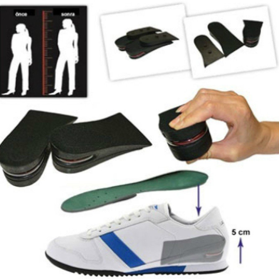Height Increasing Insoles with Air Cushion (5 CM)