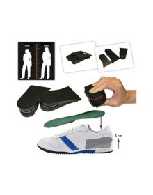 Height Increasing Insoles with Air Cushion (7 cm More Height) - Size 37