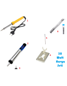 Soldering Iron Solder Set 30 W - 6 Piece Solder Set