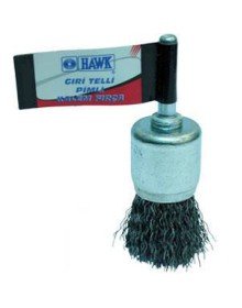 Hawk 11143 12 mm Gray Wire Pin Pen Brush