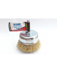 Hawk HA10147 Yellow Wire Cup Brush with Pin 65 mm