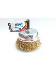 Hawk HA10149 Yellow Wire Cup Brush with Pin 75 mm