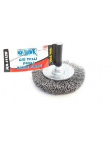 Hawk HA11129 Gray Wire Circle Brush with Pin 50x6 mm