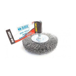 Hawk HA11131 Gray Wire Circle Brush with Pin 60x8 mm Hawk HA11131 Gray Wire Circle Brush with Pin 60x8 mm