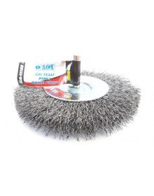 Hawk HA11135 Gray Wire Circle Brush with Pin 100x10 mm