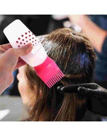 Hair Coloring Apparatus with Chamber - Hair Care Cream - Hair Oil Application Apparatus with Comb