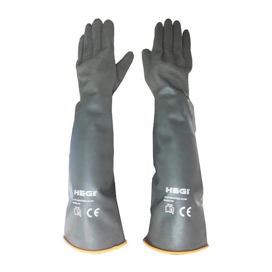 Hegi HR Latex Industrial Long Gloves 55 cm