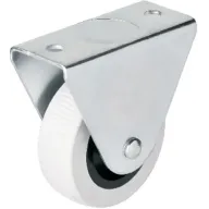 Hts 105 - 50 mm Fixed Gray PVC Wheel 4 Pieces