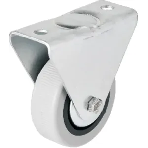 Hts 106 - 50 mm Gray PVC Wheel with Fixed Cover Hts 106 - 50 mm Gray PVC Wheel with Fixed Cover