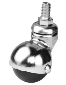 Hts 205 - 40 mm Sphere Chrome Screw Wheel 4 Pieces