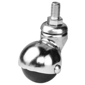 Hts 205 - 40 mm Sphere Chrome Screw Wheel 4 Pieces