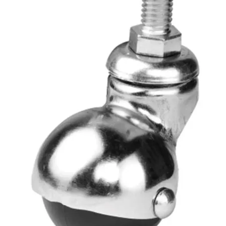 Hts 205 - 40 mm Sphere Chrome Screw Wheel 4 Pieces