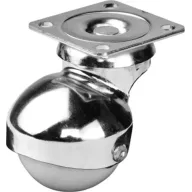 Hts 208 - 50 mm Spherical Plate Double Ball Wheel