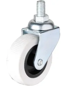 Hts 322 - 50x20 mm Gray Screw Wheel 4 Pieces