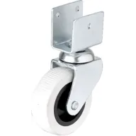 Hts 324 - 50x20 mm Gray Short U Plate Wheel 4 Pieces