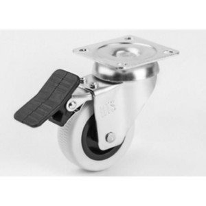 HTS 334 50X20 Table Swivel Wheel with Brake