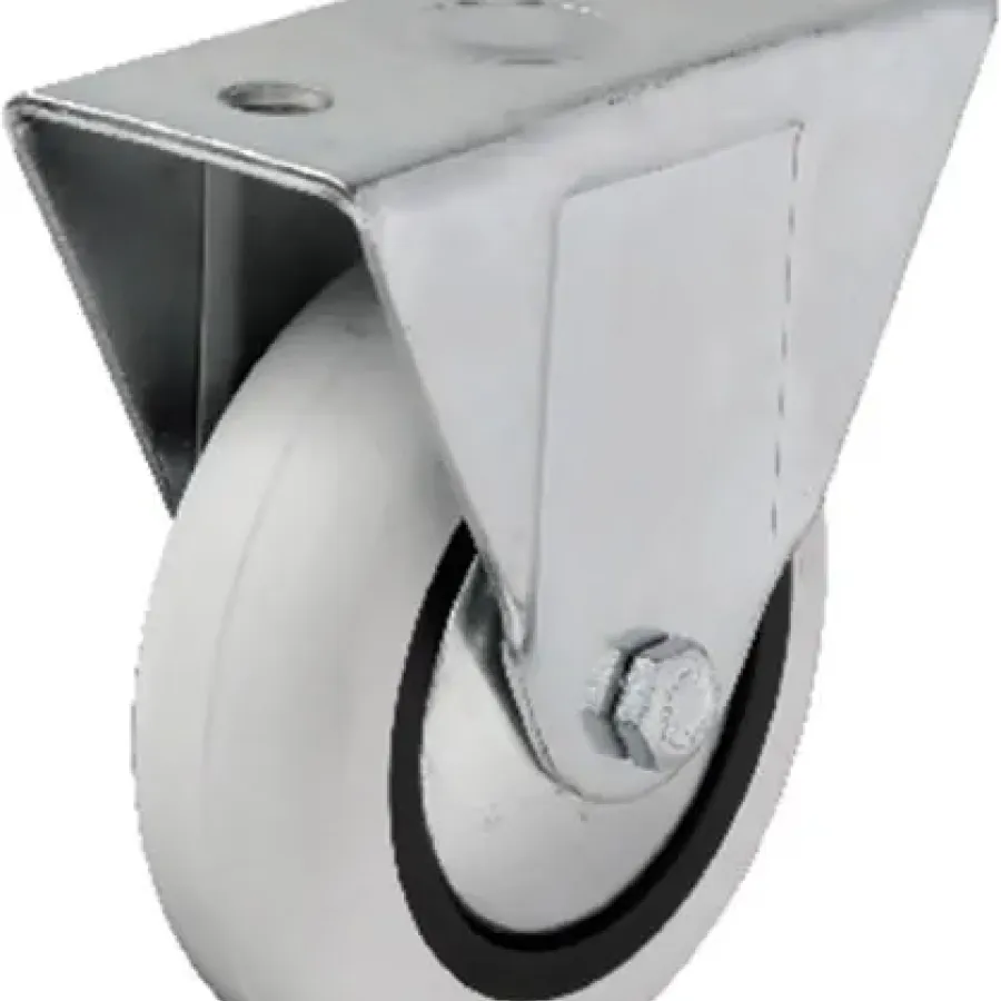 Hts 355 - 75x25 mm PVC Roller Fixed Wheel 4 Pieces Hts 355 - 75x25 mm PVC Roller Fixed Wheel 4 Pieces