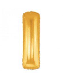 I Letter Foil Balloon Gold Color 40 inch