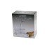 SALT TAKER 2PCS TRANSPARENT COVER ACRYLIC SALT TAKER PEPPER SHELTER WITH METAL STAND SQUARE CUSHION