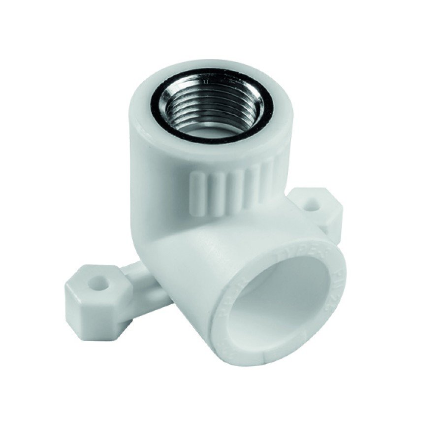 PVC Pipe PPRC Recessed Single Internal Threaded Battery Connection 20x1/2   10 Pieces