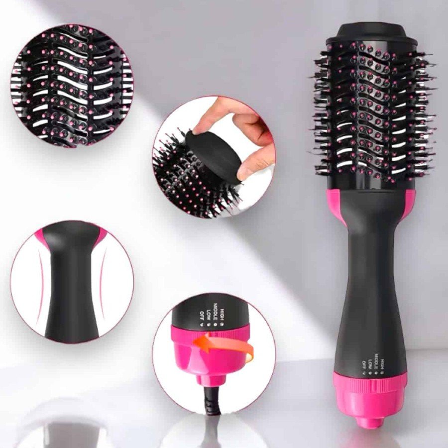 1200 Watt Power, Negative Ion Technology, 3 Heat Level Blow Dry Comb