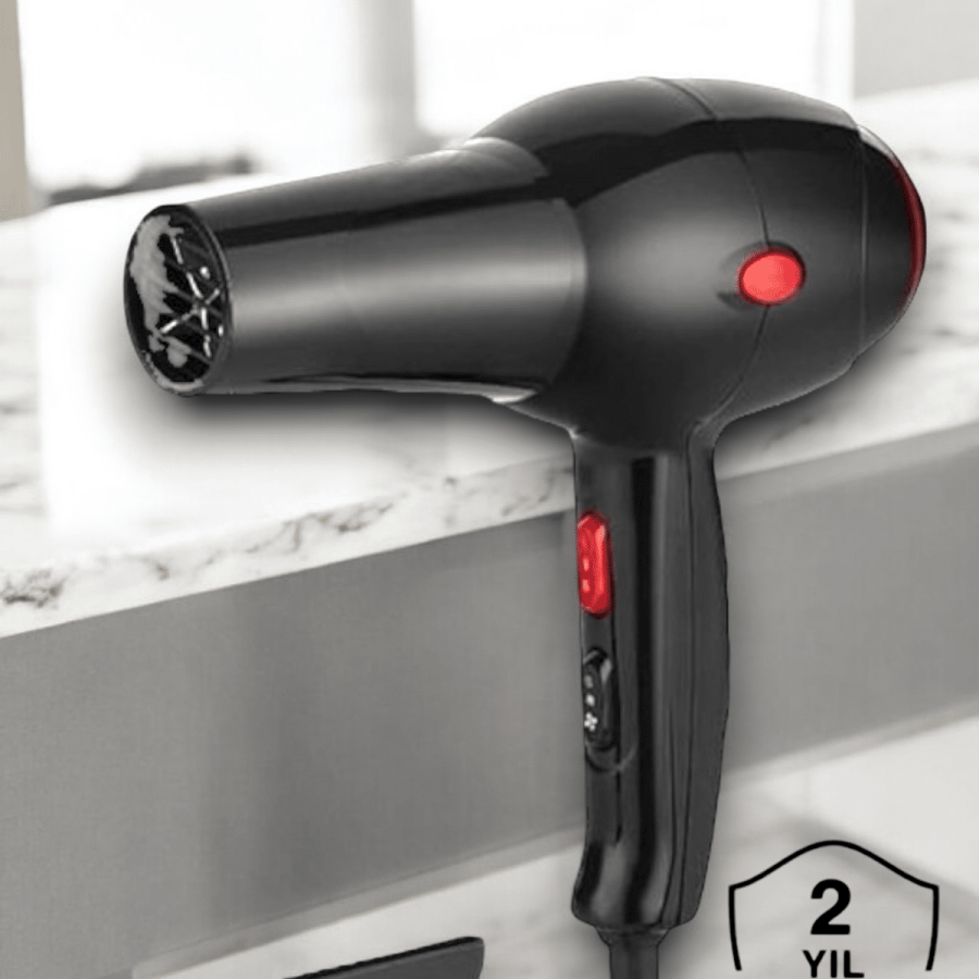AC Motor Hair Dryer with Cold and Hot Blow Features