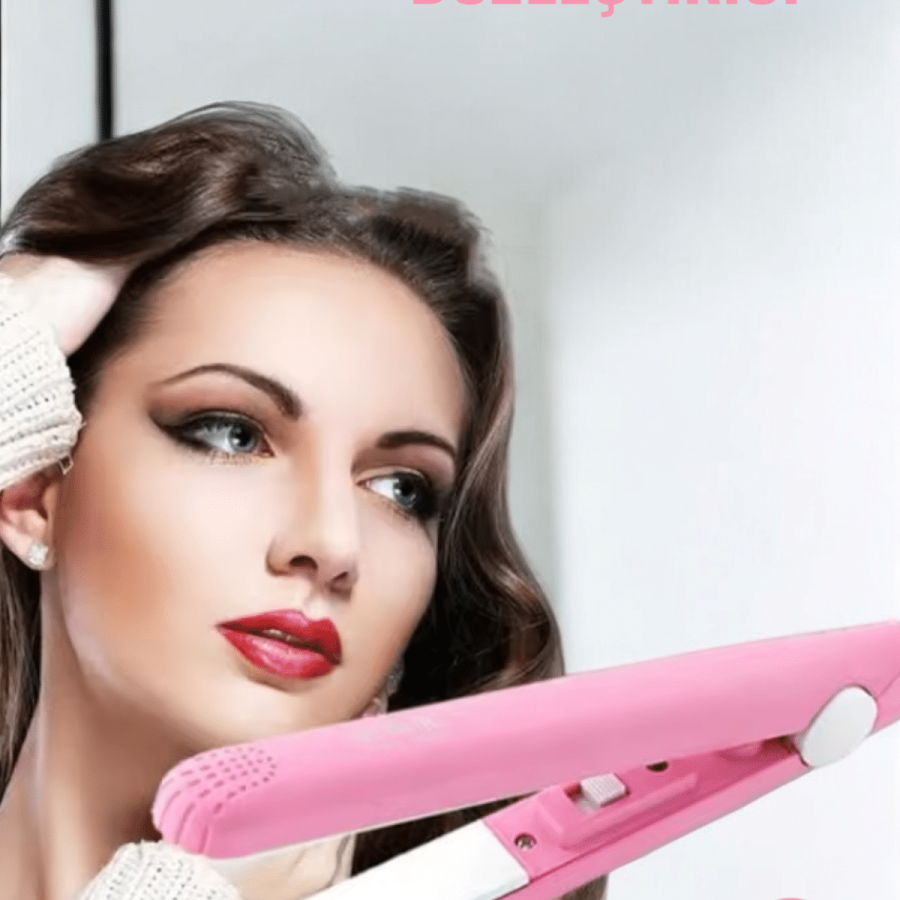 Compact and Lightweight: Anti-frizz Mini Hair Straightener