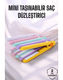 Mini Hair Straightener with 180°C Heat and Long-Lasting Straightness