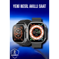45 MM Gray Case Ultra Smart Watch Voice Call, Health Tracking, Water Resistant
