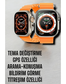 Water and Dust Resistant 45 MM Smart Watch Notification and Missed Call Display