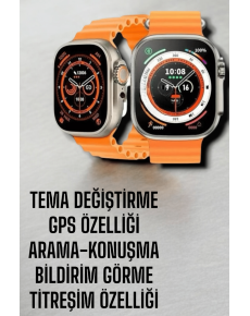 Water and Dust Resistant 45 MM Smart Watch Notification and Missed Call Display