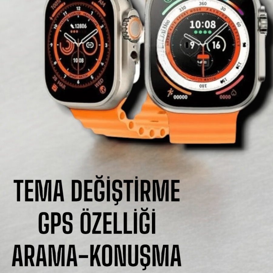 Water and Dust Resistant 45 MM Smart Watch Notification and Missed Call Display