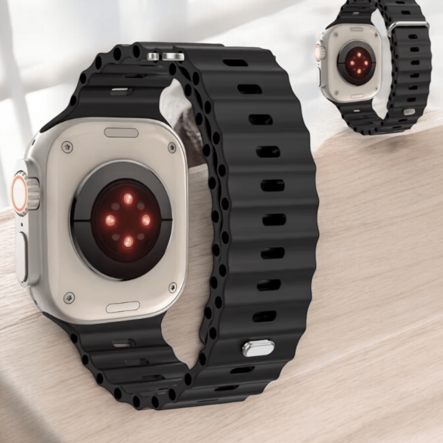 45 MM Gray Case Ultra Smart Watch Voice Call, Health Tracking, Water Resistant