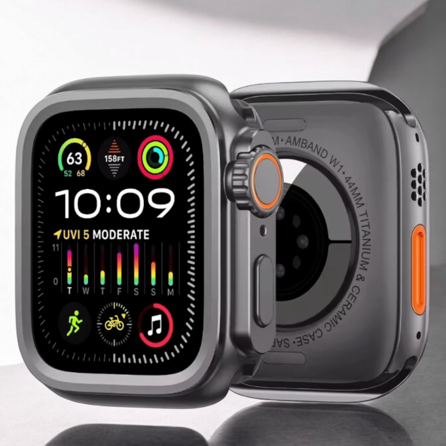 45 MM Gray Case Ultra Smart Watch Voice Call, Health Tracking, Water Resistant
