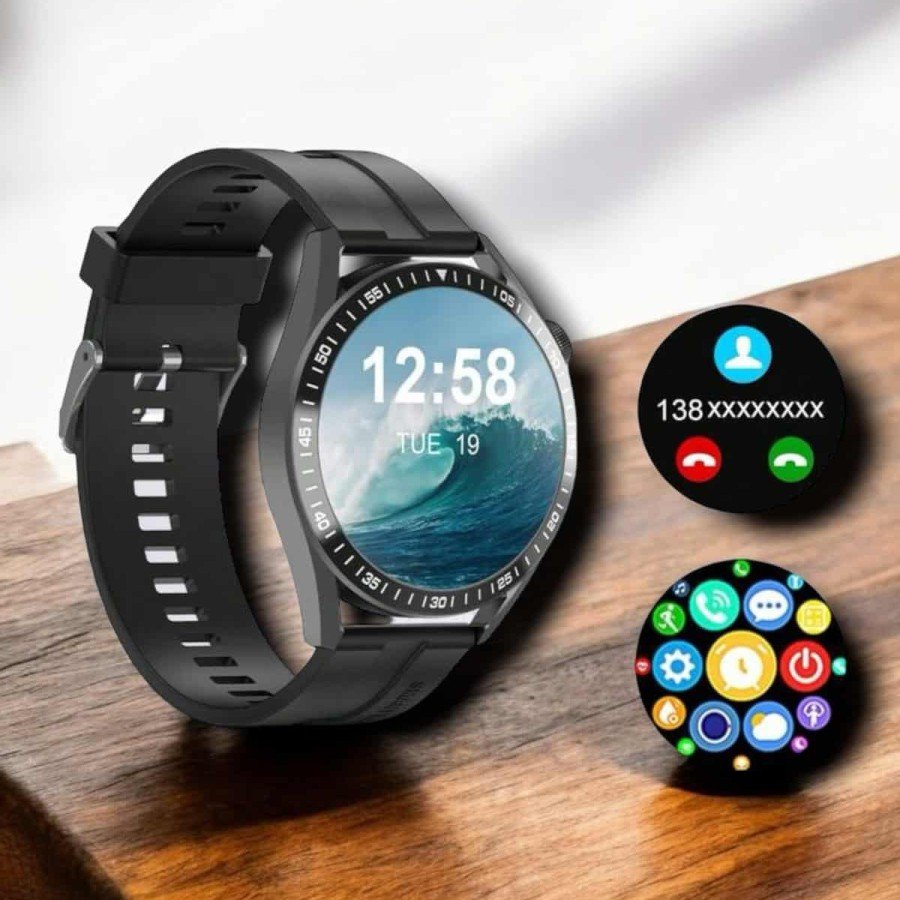 Smart Watch with NFC and Wireless Charging ECG, Heart Rate & Sports Modes Compatible with iOS and Android Smart Watch with NFC and Wireless Charging ECG, Heart Rate & Sports Modes Compatible with iOS and Android