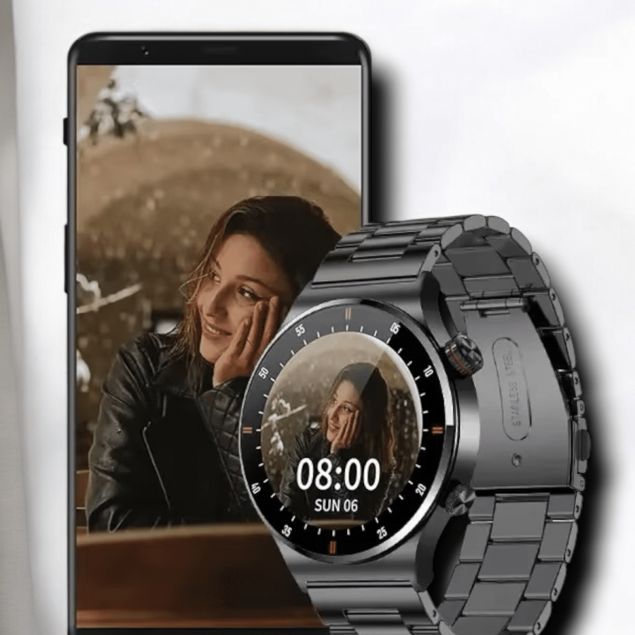 Smart Watch with NFC and Wireless Charging ECG, Heart Rate & Sports Modes Compatible with iOS and Android Smart Watch with NFC and Wireless Charging ECG, Heart Rate & Sports Modes Compatible with iOS and Android