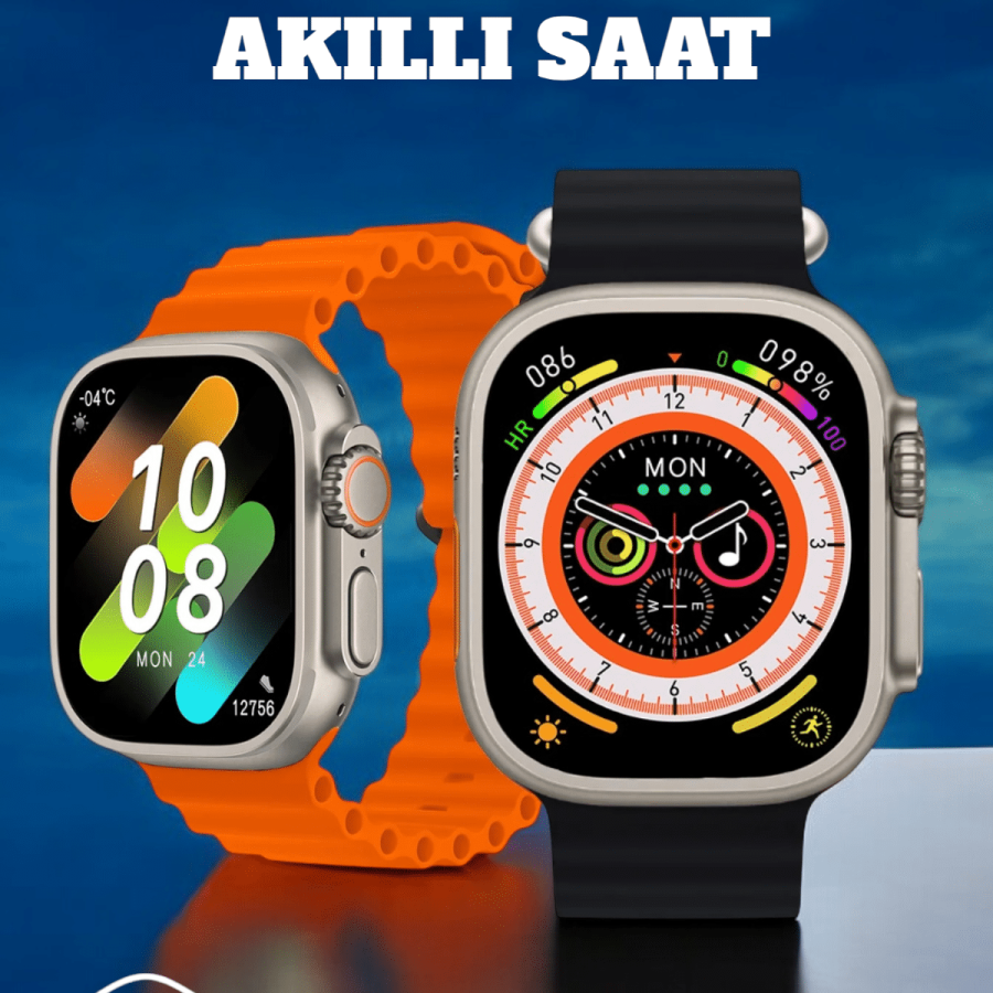 Smart Watch with Wireless Charging and Call and Music Control